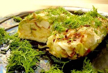 Рецепт молодой капусты с грибами в духовке