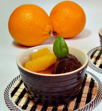 Рецепт шоколадно-апельсинового крем-брюле 