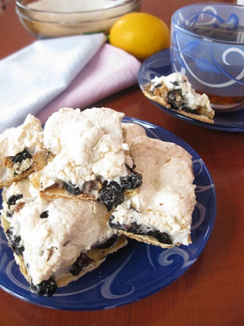 Рецепт печенья с меренгой и орехами 
