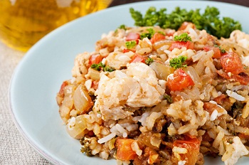 Рецепт рыбы с рисом