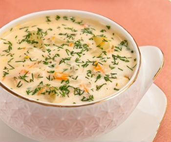 французский суп с плавленным сыром