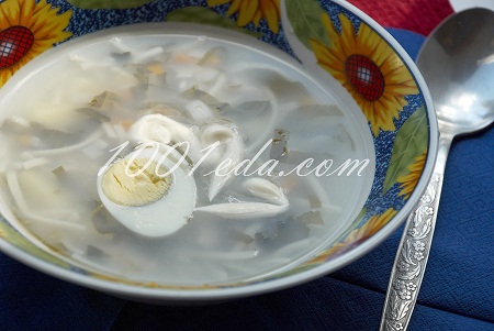 Рецепт супа с лапшой и шпинатом: рецепт с пошаговым фото