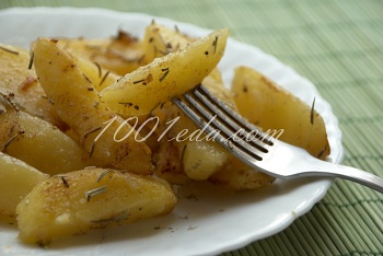 Рецепт жаренного картофеля с розмарином