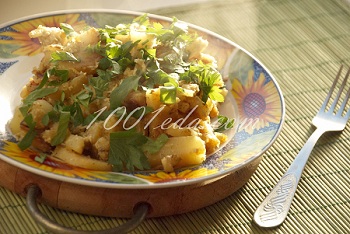 Рецепт жаренного картофеля с овощами