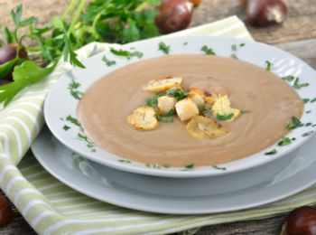 Рецепт супа-пюре из каштанов