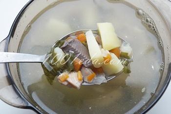 Рецепт супа из сардины