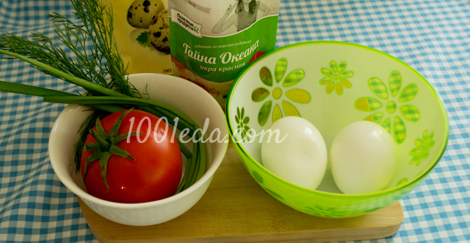 Яйца, фаршированные икрой, под майонезом: рецепт с пошаговым фото