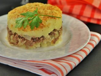 Запеканка с мясом