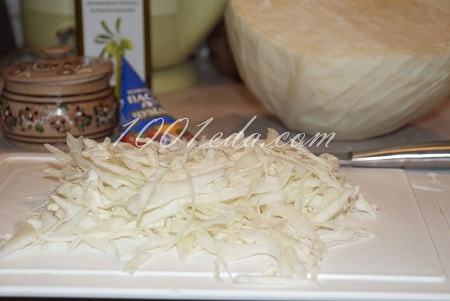 Тушеная капуста с сосисками