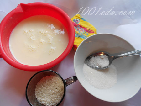 Рисовый молочный суп 