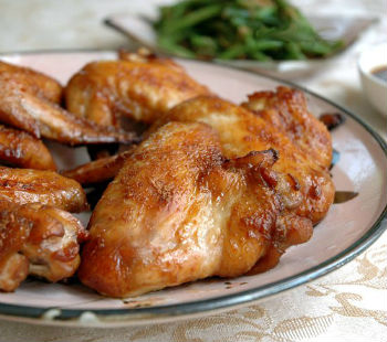 Рецепт шашлыка из куриных крылышек в томате