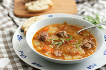 Рецепт капустного супа с бараниной