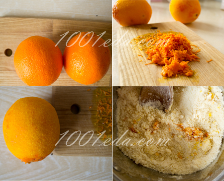 Домашнее печенье в апельсином