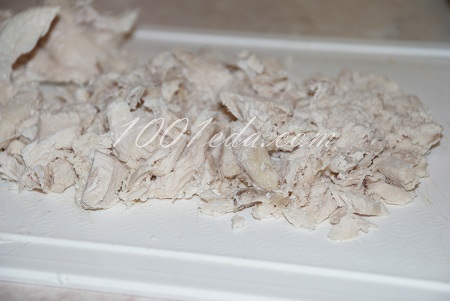 Рецепт приготовления блинчиков с курицей и огурцом