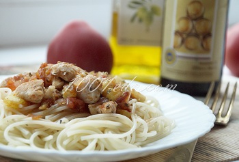 Рецепт приготовления спагетти с курицей