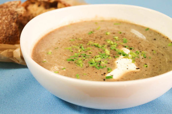 Рецепт супа-пюре из белых грибов