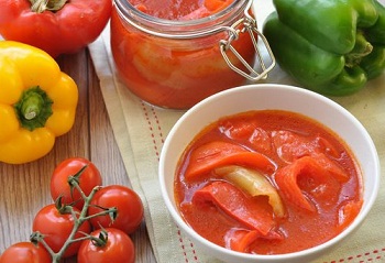 лечо рецепт с томатной пастой