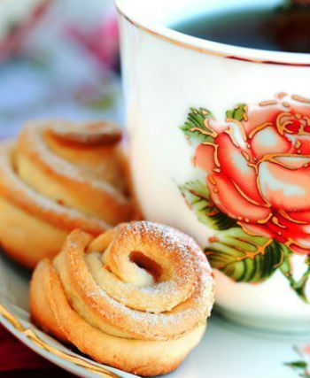 Как приготовить печенье в форме роз