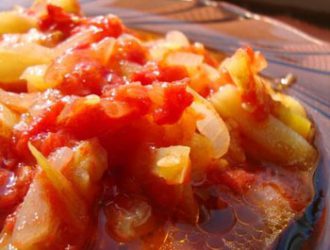 Кабачковое лечо на зиму