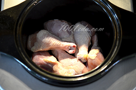Как приготовить курицу в медленноварке