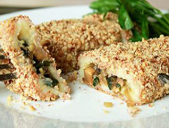 Зразы из курицы с грибной начинкой
