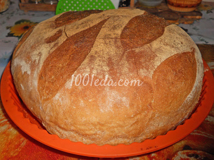Хлеб на опаре из готового теста
