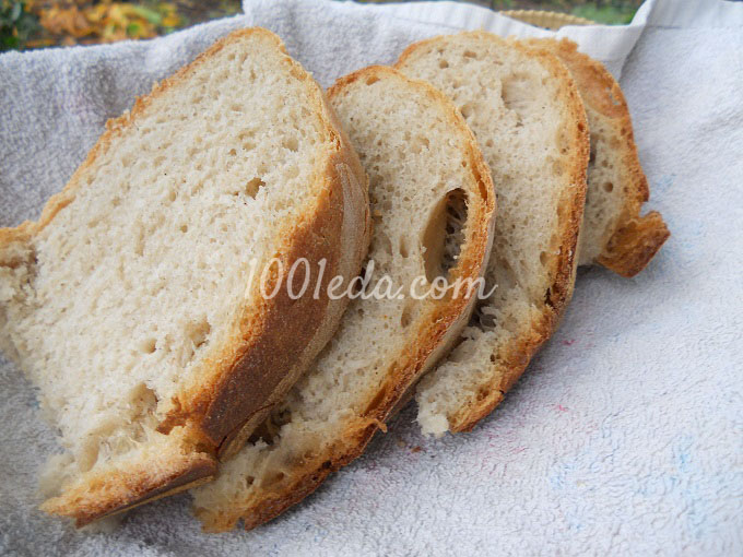 Хлеб на опаре из готового теста
