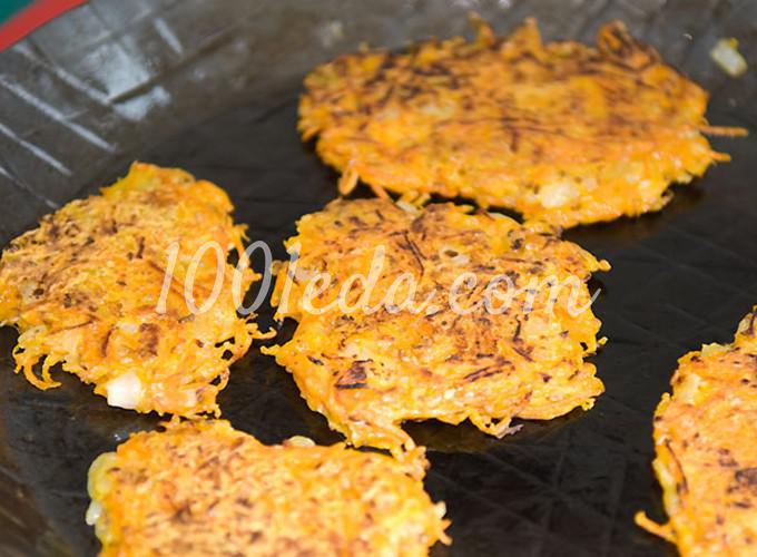 Капустные постные котлеты с морковью