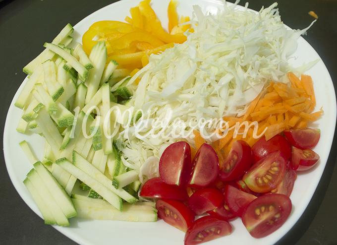 Диетический салат из свежего кабачка: рецепт с пошаговым фото