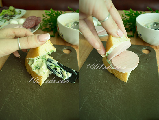 Бутерброд Жемчужина: рецепт с пошаговым фото