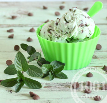Рецепт мятного мороженого с шоколадом