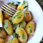 Рецепт салата из картофеля с зеленью