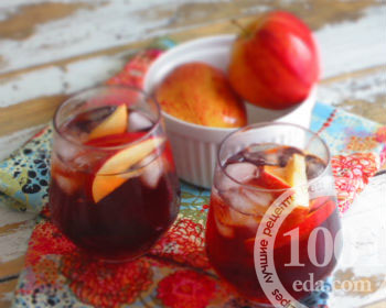 Рецепт холодного чая с фруктами