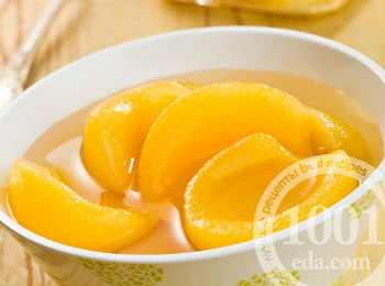 Рецепт консервированных персиков с лимоном