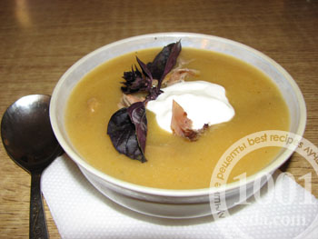 Рецепт супа-пюре с уткой и овощами