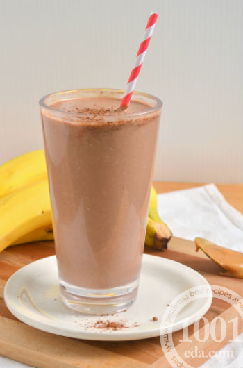 Рецепт бананово-шоколадного смузи