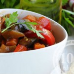 Овощное рагу с баклажанами и болгарским перцем