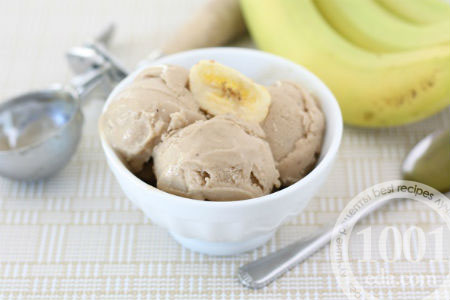 Мороженое из банана с арахисовым маслом