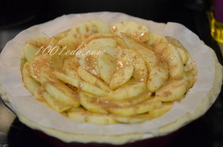 Яблочный пирог по-деревенски: рецепт с пошаговым фото