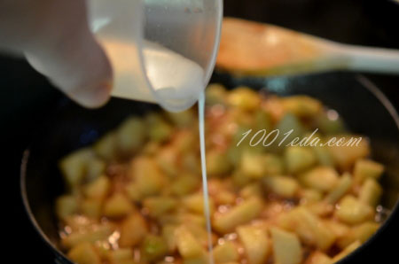 Яблочный пряный десерт  в два укуса: рецепт с пошаговым фото