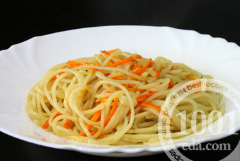 Как приготовить макароны с луком и морковью