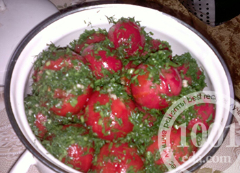 Рецепт маринованных помидоров 