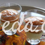 Пшенно-кокосовый десерт с яблочным соусом: рецепт с пошаговым фото