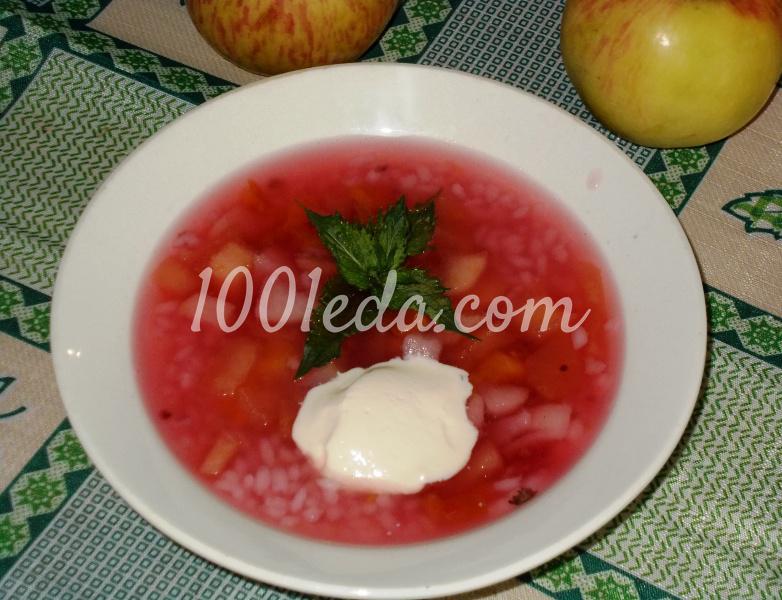 Холодный суп с фруктами и рисом: рецепт с пошаговым фото