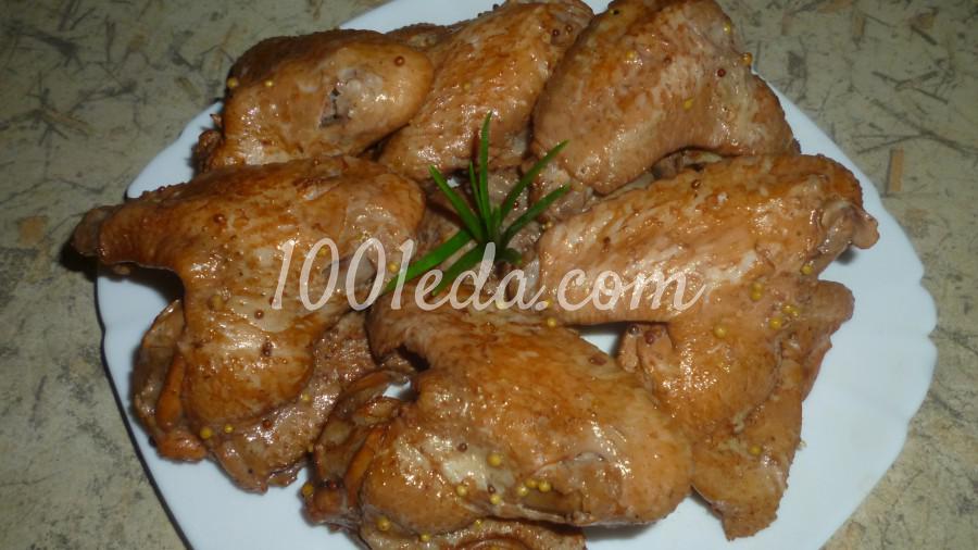 Вареные куриные крылышки со сметаной и горчицей: рецепт с пошаговым фото