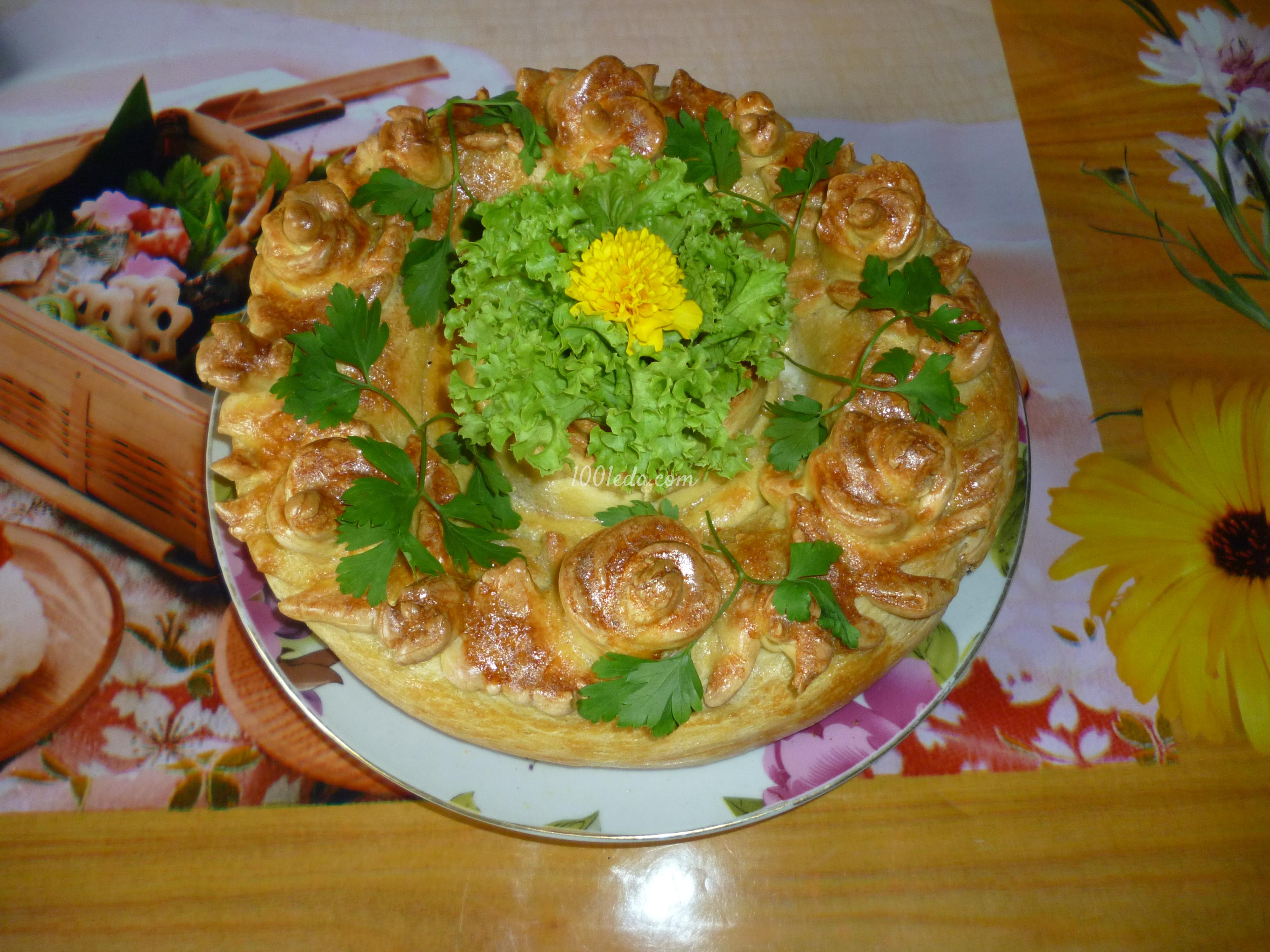 Ленивый  дрожжевой пирог: рецепт с пошаговым фото