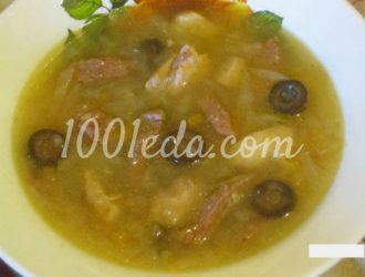 Вкусная солянка с капустой в мультиварке