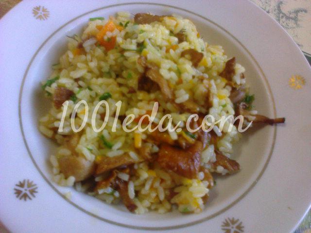 Рис с лисичками в мультиварке: рецепт с пошаговым фото