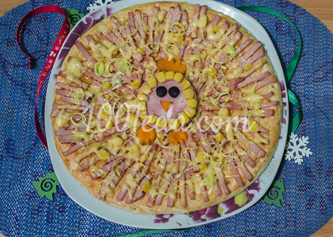Пицца Петушок 2017: рецепт с пошаговым фото