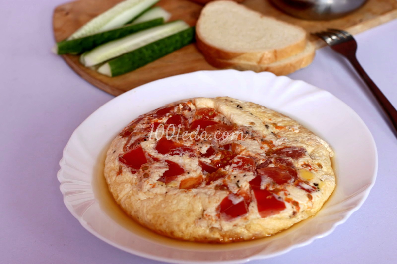 Омлет с куриной ветчиной и помидорами в мультиварке: рецепт с пошаговым фото